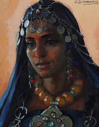 Odette BRUNEAU (1891-1984)
Portrait of a...