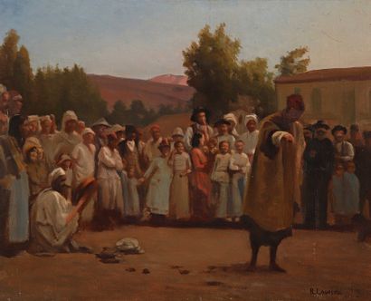 R. LAURENS (19th/20th)
The Storyteller
Oil...