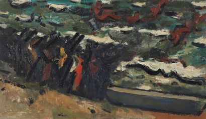 Moses LEVY (1885-1968)
Rescuing a bather...