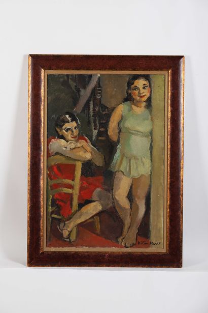 Hélène MARRE (1891-1968)
L'Attente
Oil on...