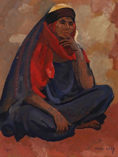 Moses LEVY (1885-1968)
Alya. 1926
Oil on...