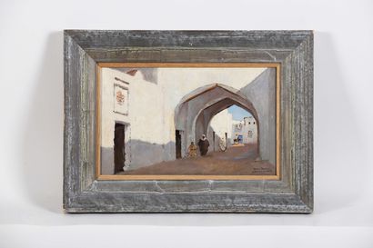 Carlos ABASCAL (1871-1948)
An alley in Azemmour,...