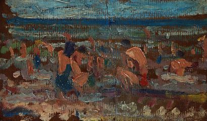Moses LEVY (1885-1968)
Bathers. 1935
Oil...