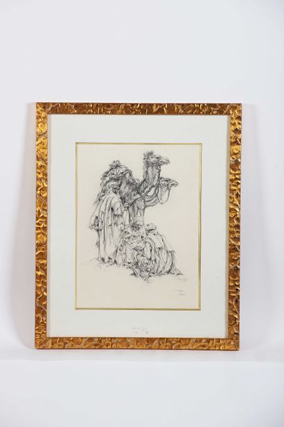 Isidore VAN MENS (1890-1985)
Camel drivers...