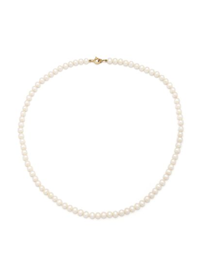 Collier de 85 perles de culture de couleur...