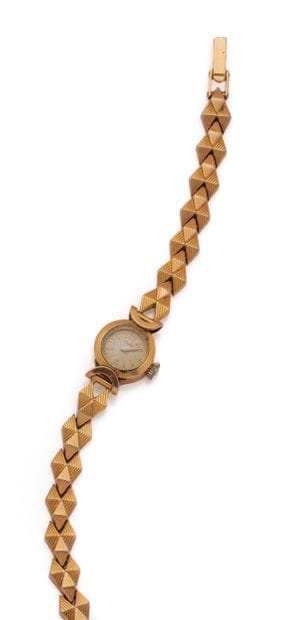 ESKA
Ladies' wristwatch in 18K (750 thousandths)...
