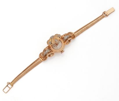 NADEXO 
Ladies' wristwatch in 18K (750 thousandths)...