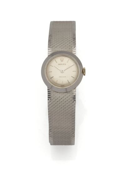 ROLEX
Bracelet watch in 18K (750 thousandths)...