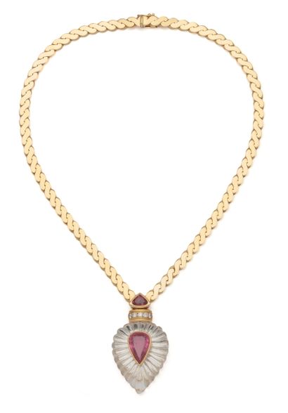 OJ PERRIN Paris
Collier en or jaune 18K (750/1000)...