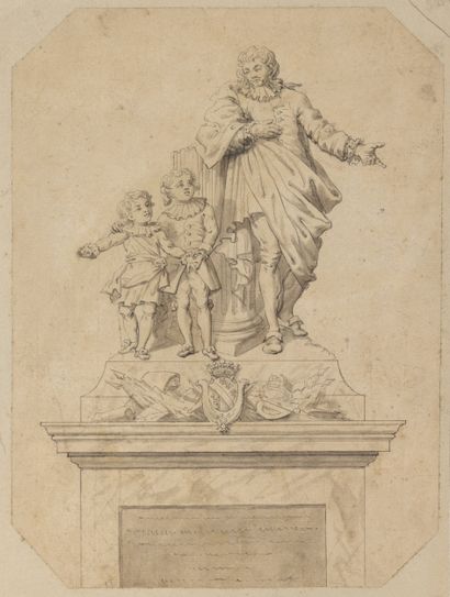 Ecole française de la fin du XVIIIe siècle
Monument...