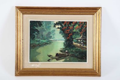 Henri MEGE (1904-1984)
Matin à Hué (AN-NAM...