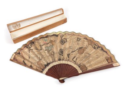 Eventail aux assignats, époque révolutionnaire,...