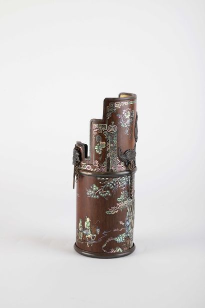 VIETNAM, XIXe siècle
Pipe à opium de forme...