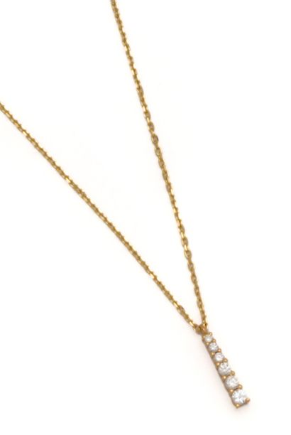 Collier en or jaune 18K (750/1000) agrémenté...