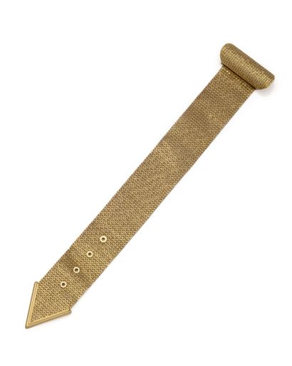 Elégant bracelet en or 18K (750/1000) à maille...