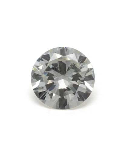 Solitaire en or 18K (750/1000) et platine...