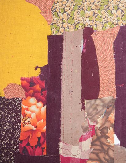 Ge Ba - Chine XXe siècle
Tableau-collages...