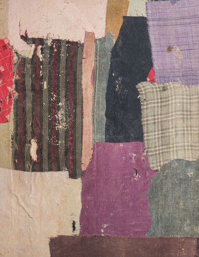 Ge Ba - Chine XXe siècle
Tableau-collages...