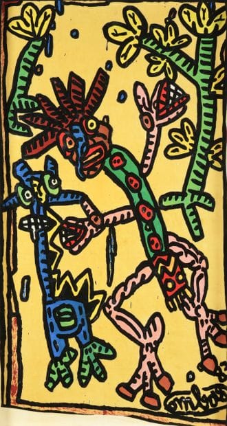 Robert COMBAS (1957)
La danse du type en...