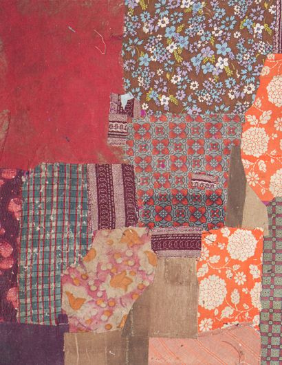 Ge Ba - Chine XXe siècle
Tableau-collages...