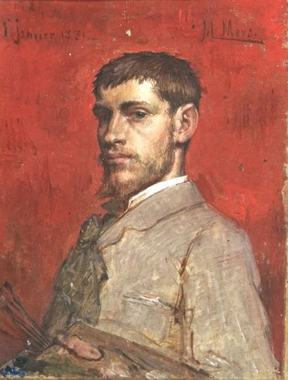 Marcel MEYS (1858-?)
Autoportrait. 1881
Huile...