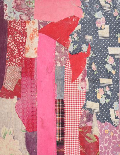 Ge Ba - Chine XXe siècle
Tableau-collages...