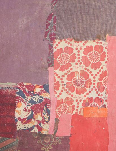 Ge Ba - Chine XXe siècle
Tableau-collages...