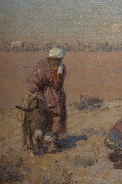 Franz ROUBAUD (1856-1928)
Caravane d’Asie...
