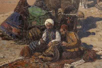 Franz ROUBAUD (1856-1928)
Caravane d’Asie...