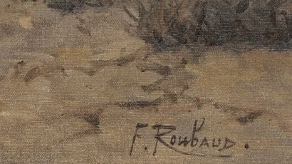 Franz ROUBAUD (1856-1928)
Caravane d’Asie...