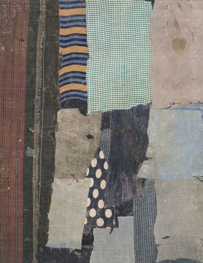 Ge Ba - Chine XXe siècle
Tableau-collages...