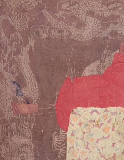 Ge Ba - Chine XXe siècle
Tableau-collages...