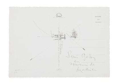 Georges MATHIEU (1921-2012)
Composition
Dédicace...