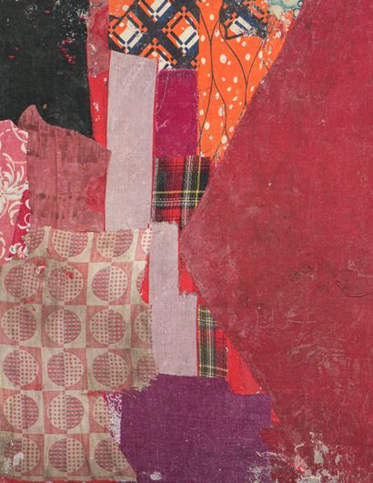 Ge Ba - Chine XXe siècle
Tableau-collages...