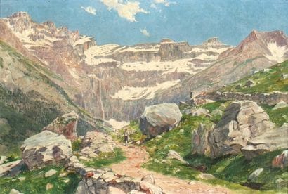 Marcel MEYS (1858-?)
Cirque de Garvarnie,...