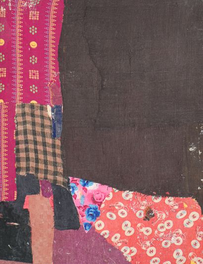 Ge Ba - Chine XXe siècle
Tableau-collages...