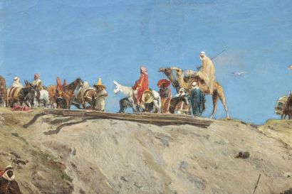 Victor Pierre HUGUET (1835-1902)
La halte...