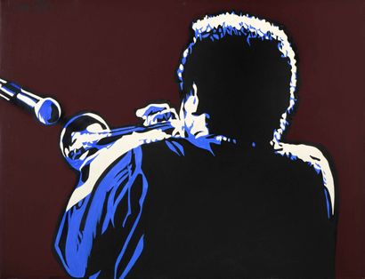 Bernard RANCILLAC (1931-2021)
Jazzman, 1976
Acrylique...