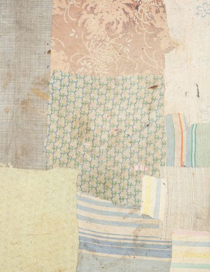 Ge Ba - Chine XXe siècle
Tableau-collages...