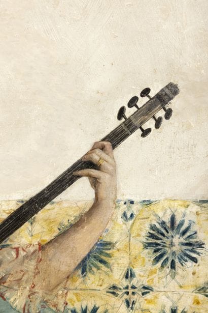 Léon François COMERRE (1850-1916)
La musicienne...