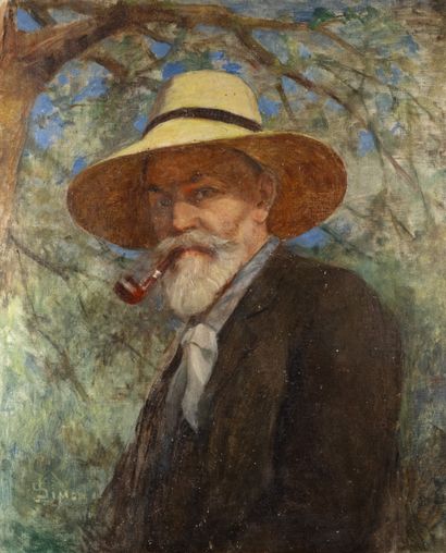 Ecole FRANCAISE, vers 1900
Portrait d'homme
Huile...