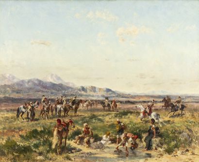 Georges WASHINGTON (1827-1910)
La halte des...