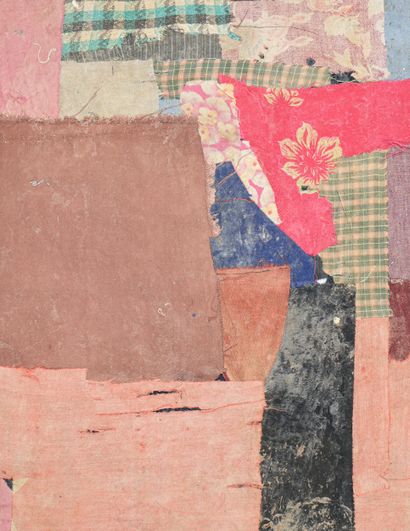 Ge Ba - Chine XXe siècle
Tableau-collages...