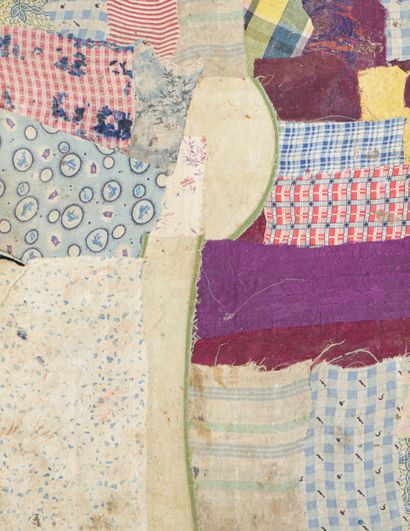 Ge Ba - Chine XXe siècle
Tableau-collages...