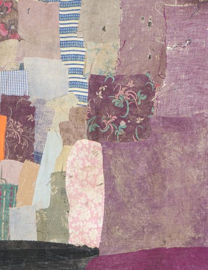 Ge Ba - Chine XXe siècle
Tableau-collages...