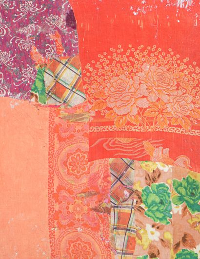 Ge Ba - Chine XXe siècle
Tableau-collages...