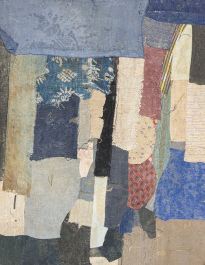 Ge Ba - Chine XXe siècle
Tableau-collages...