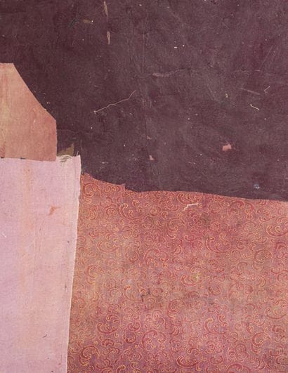 Ge Ba - Chine XXe siècle
Tableau-collages...