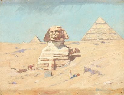 Marcel MEYS (1858-?)
Pyramides et Sphynx...