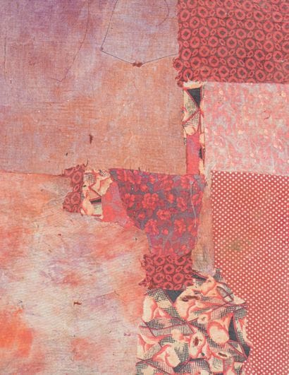 Ge Ba - Chine XXe siècle
Tableau-collages...